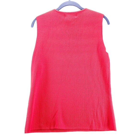 Hampshire Studio Womens Tank Top Red Size Small 100% Cotton Pullover Sleeveless - Picture 2 of 12